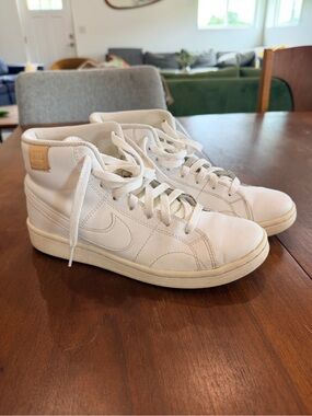 Nike White High-Top Sneakers